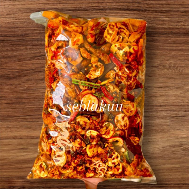 

seblak campur mix pedas original 250g cikruh nikmat