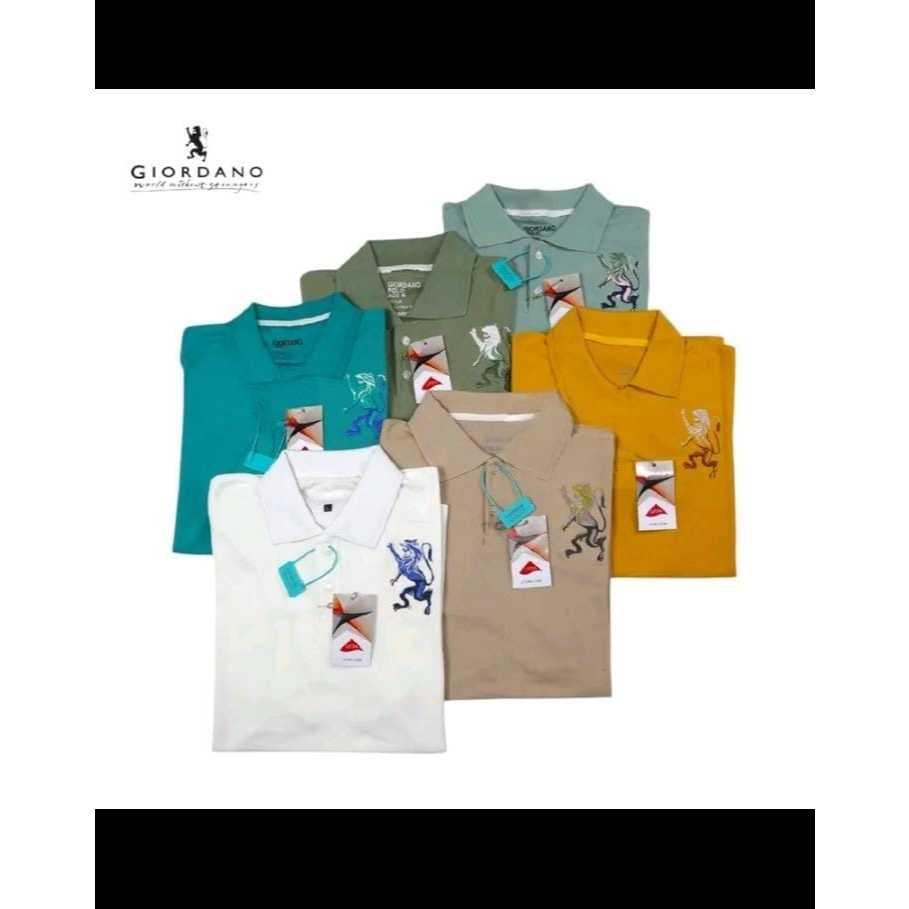 GIORDANO POLOSHIRT 3D LION PRIA MAN 100% ORIGINAL STORE