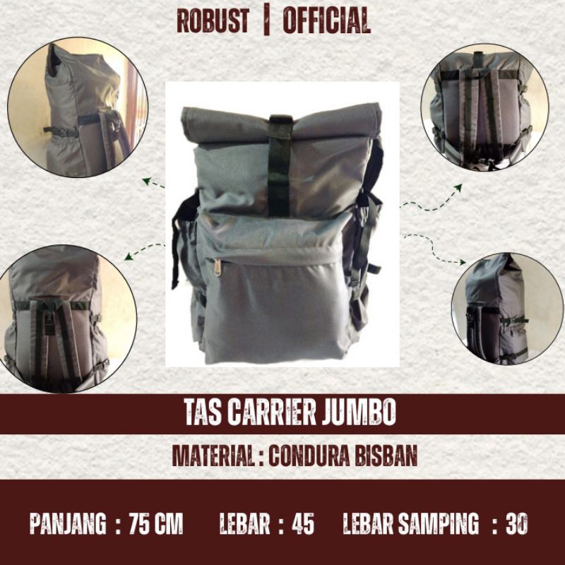 TAS CARRIER, TAS GUNUNG, TAS CAMPING