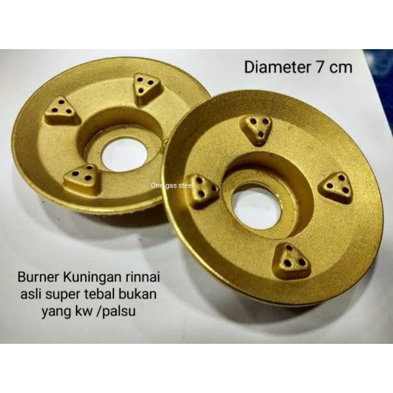 (COD ) KUNINGAN KOMPOR GAS RINNAI / BURNER KOMPOR MERK RINNAI TEBAL