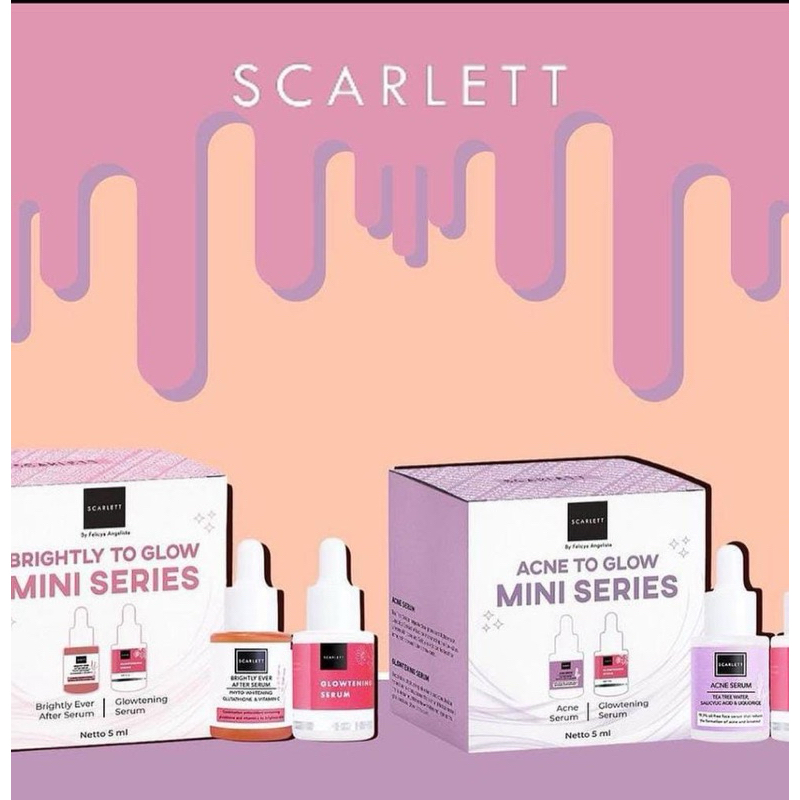 READY STOCK  Serum Wajah Scarlett 1box isi 2