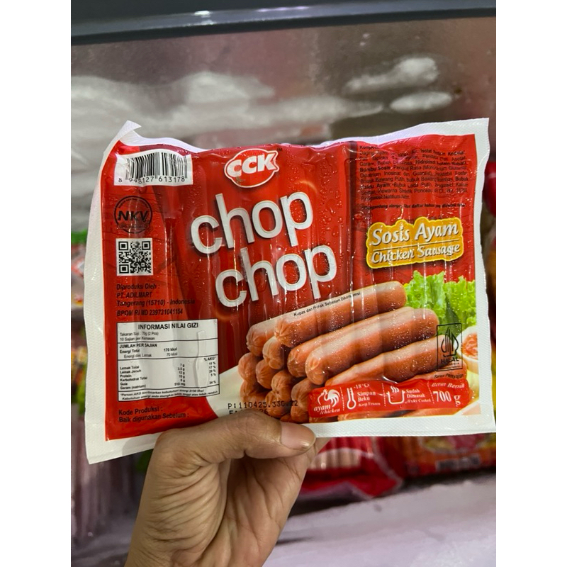 

Sosis bakar Chop chop Merah 500 gram