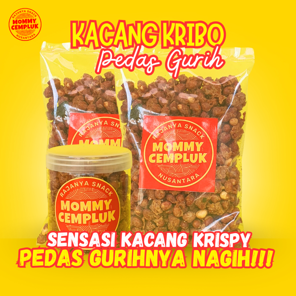 

Kacang Kribo Pedas Gurih Mommy Cempluk Kacang Disco Telur Medan