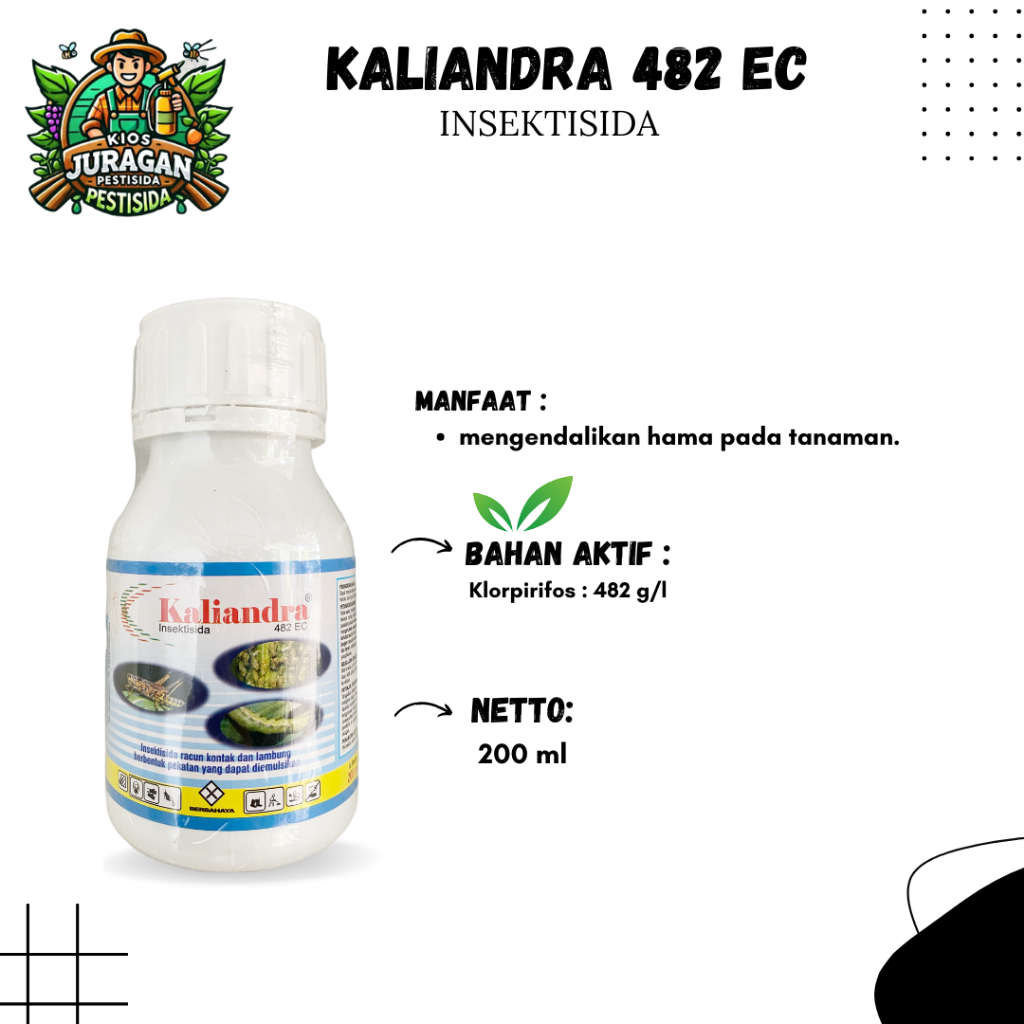 KALIANDRA 482EC 200ML INSEKTISIDA