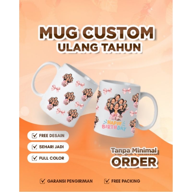 MUG CUSTOM SEHARI JADI | MUG CUSTOM ULANG TAHUN ANAK | MUG CUSTOM SLEMAN | MUG CUSTOM INSTANT | MUG 