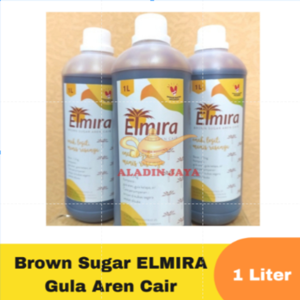 

Brown Sugar ELMIRA Gula Aren Cair 1 liter / Brown Sugar Cair