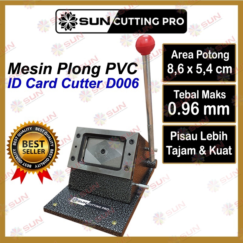 

Mesin Alat Pemotong Kertas ID Card / Plong ID Card / PVC Card Cutter PREMIUM QUALITY D-006 / D-100 ( Potong semua merk PVC ID Card SUN, Blueprint, Corall, Greatstar, dll )