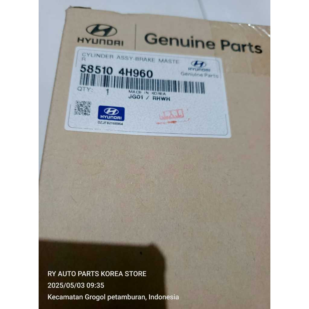 MASTER REM H1 BRAKE MASTER REM ATAS HYUNDAI H1