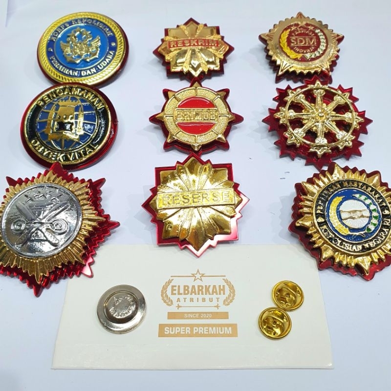 [ATRIBUT POLRI] PIN RODA BINMAS/RODA POLAIRUD/RODA RESKRIM/RODA SDM/RODA PENGAMANAN/RODA SABHARA/ROD