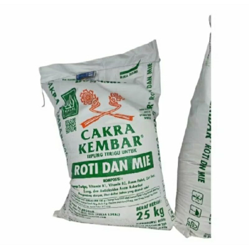 

Tepung Cakra kembar Bogasari 25 kg