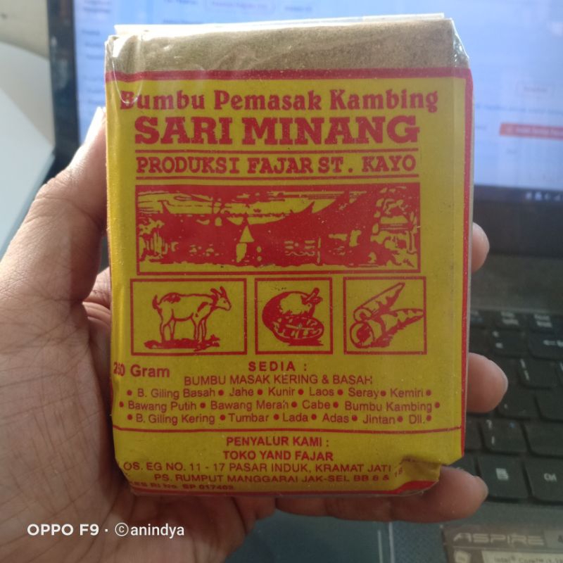 

sari Minang rendang sari Minang gulai bumbu rendang sari Minang bumbu gulai kambing sari Minang 1kg