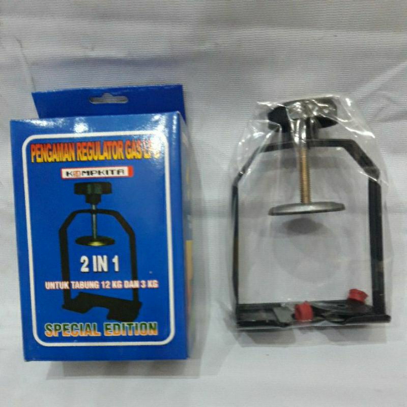 pengaman regulator gas lpg/pengunci kepala gas regulator,penekan kepala gas lpg
