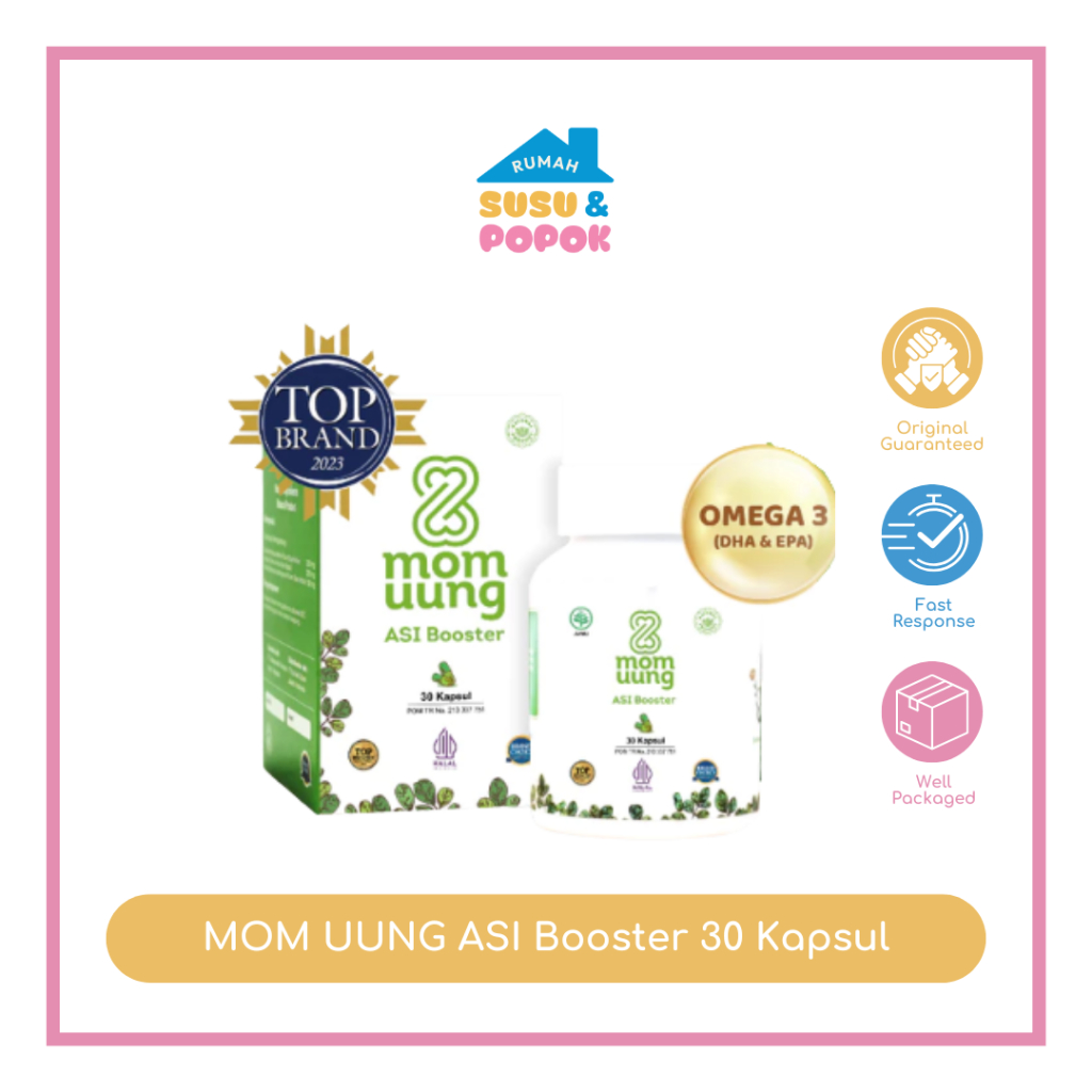 [Kemasan Baru] Mom Uung ASI Booster 30 Kapsul