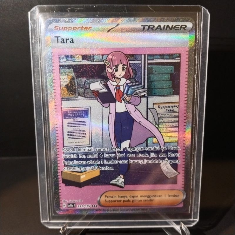 Tara SAR sv8a 231/187 Trainer Festival Terastal ex Kartu Pokemon Pokemon Card