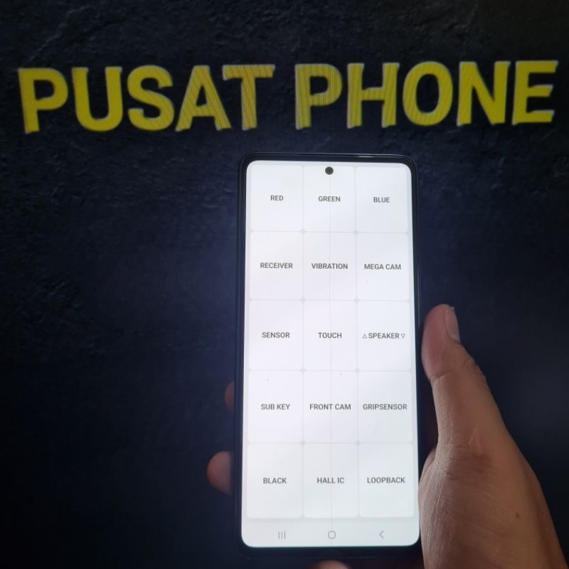 lcd samsung a53 5g minus garis tipis