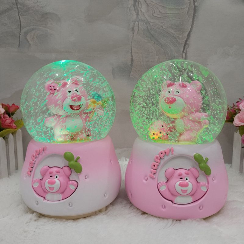 FITUR LENGKAP PREMIUM SNOWBALL BOLA MUSIK AIR SIZE L LOTSO