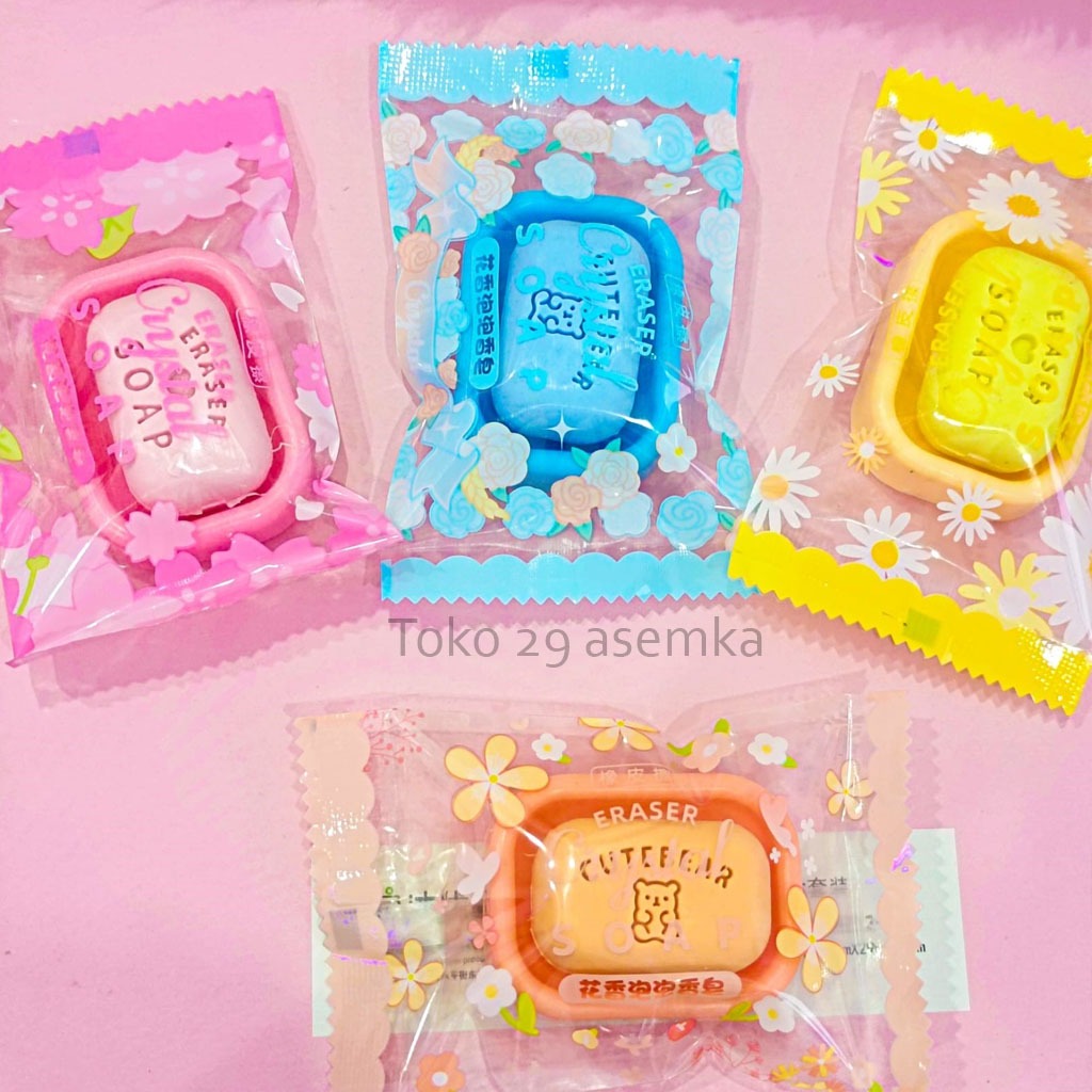 

PENGHAPUS SABUN BATANG SETIP STIP HAPUSAN BENTUK SOAP LUCU SOUVENIR KADO UNIK LUCU IMUT