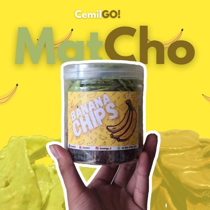 

KERIPIK PISANG LUMERR VARIAN MATCHO (Matcha Cokelat)