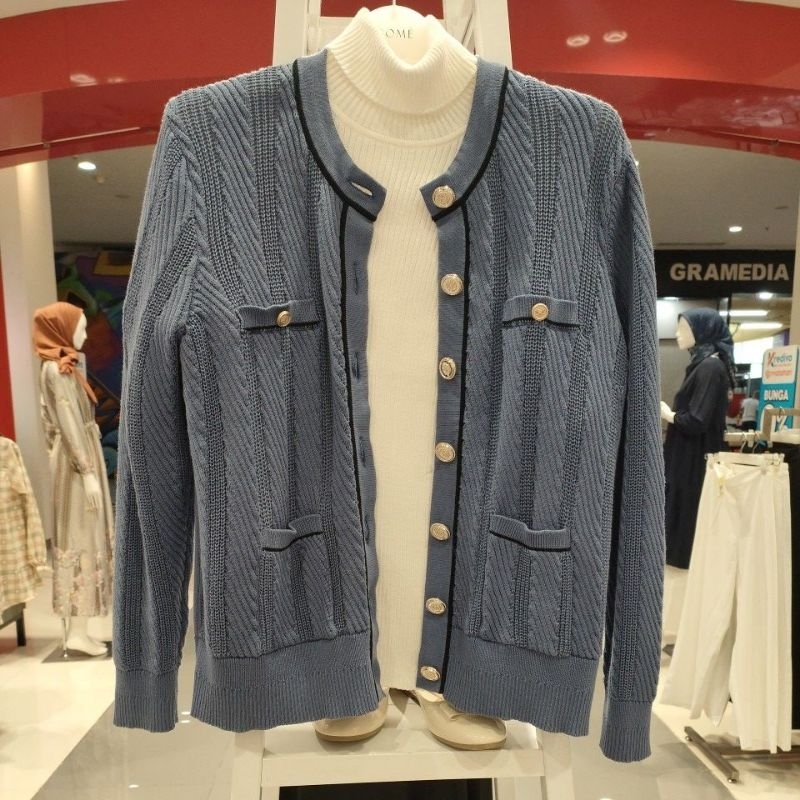 come outer rajut wanita promo