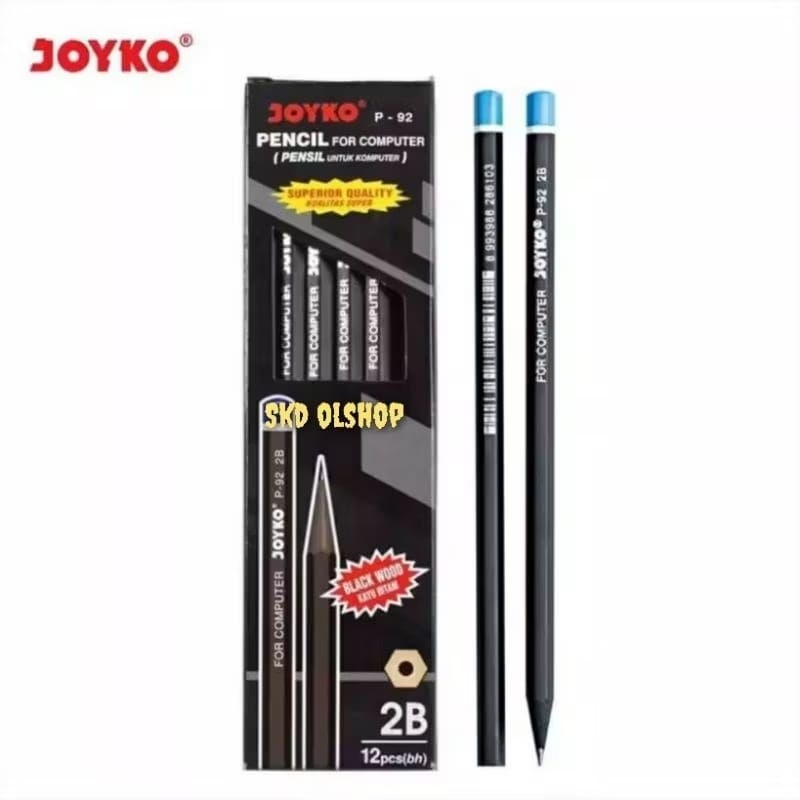 

PENCIL JOYKO 2B P-92 For Computer (Isi 12 Pc)