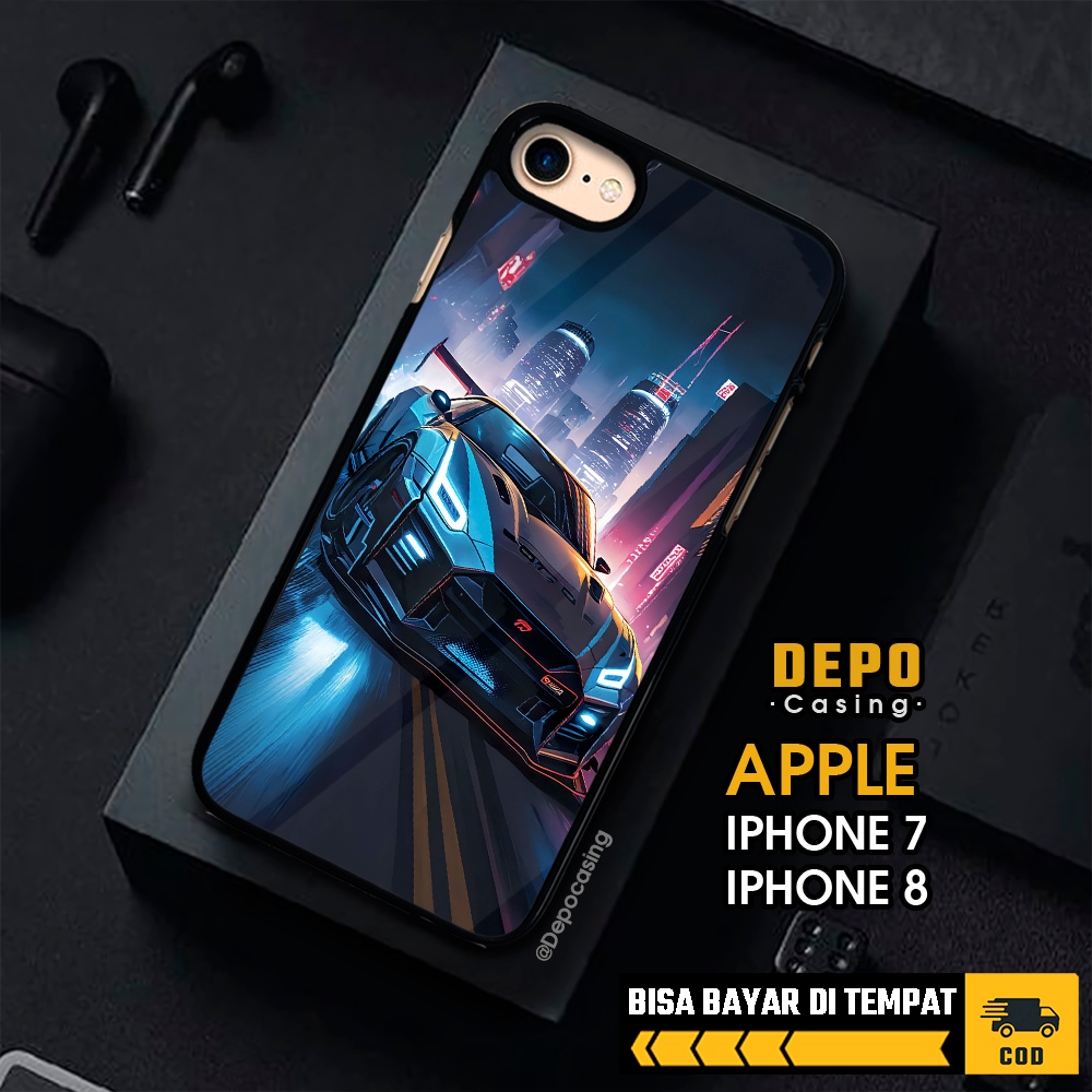 Case Iphone 7 Iphone 8 Casing Iphone 7 Iphone 8  Casing Depo Casing [CARS] Case Glossy Case Aestheti
