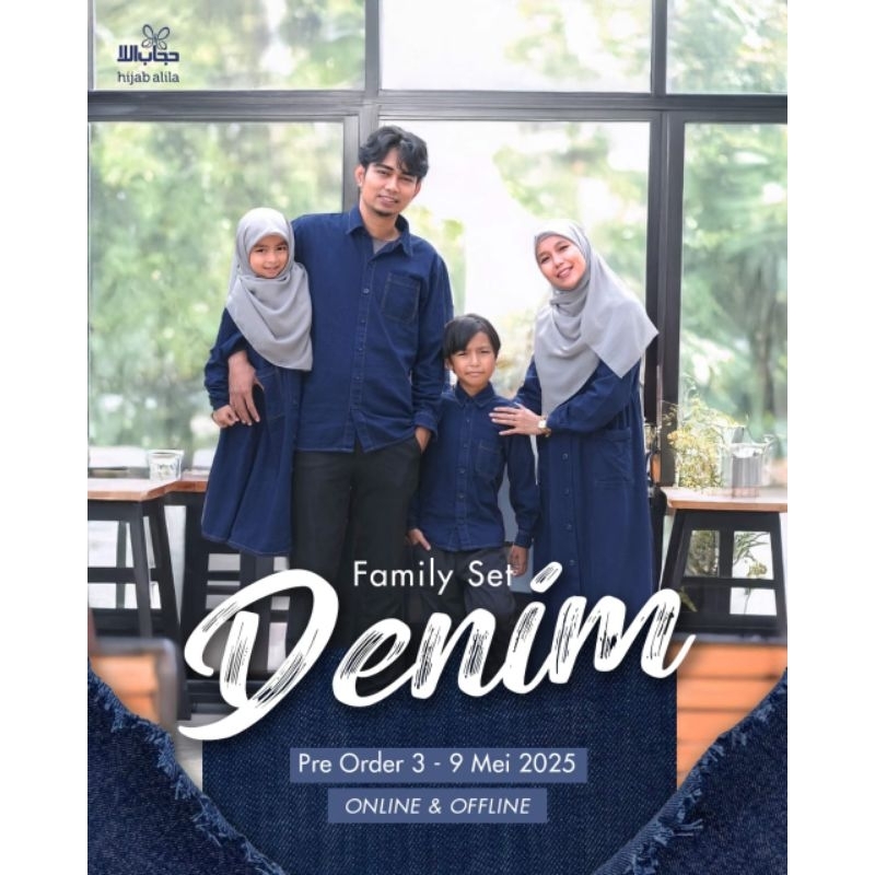 Ready Gamis Denim By Hijab Alila
