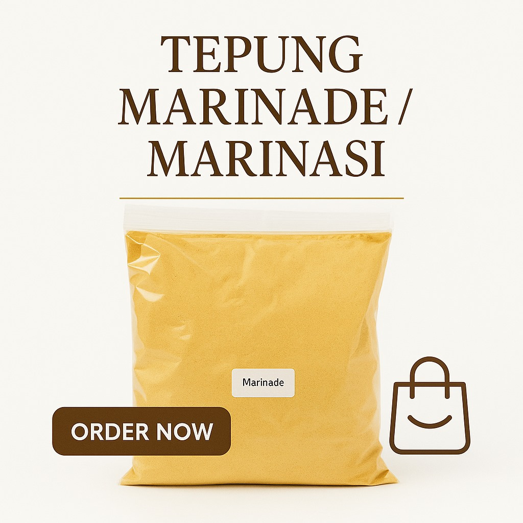 

TEPUNG MARINADE / MARINASI AYAM 500 GR - HALAL KUALITAS PREMIUM ENAK