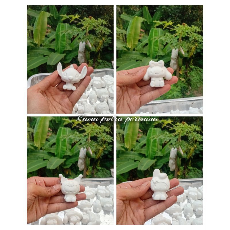 

mainan mewarnai karakter gypsum untuk belajar dan bermain-motif kuromi