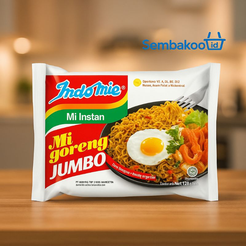 

Indomie Mi Goreng Jumbo 129gr - Mi Instan Favorit Keluarga | Sembakoo.id