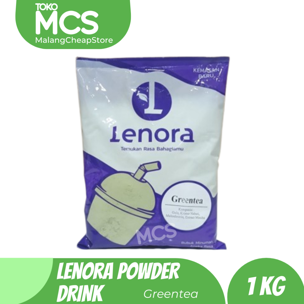 

LENORA bubuk minuman rasa GREEN TEA 1KG