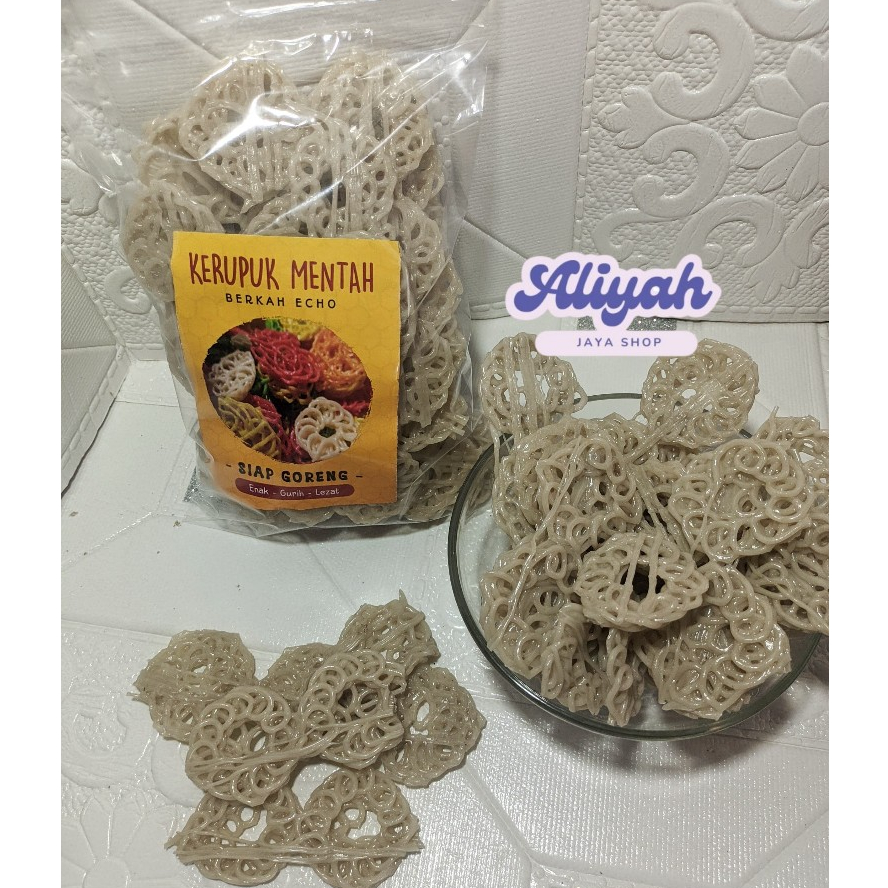 

BERKAH ECHO-KERUPUK SEBLAK MENTAH / KRUPUK KERING / ANEKA KERUPUK / ANEKA KERIPIK BAWANG 1KG