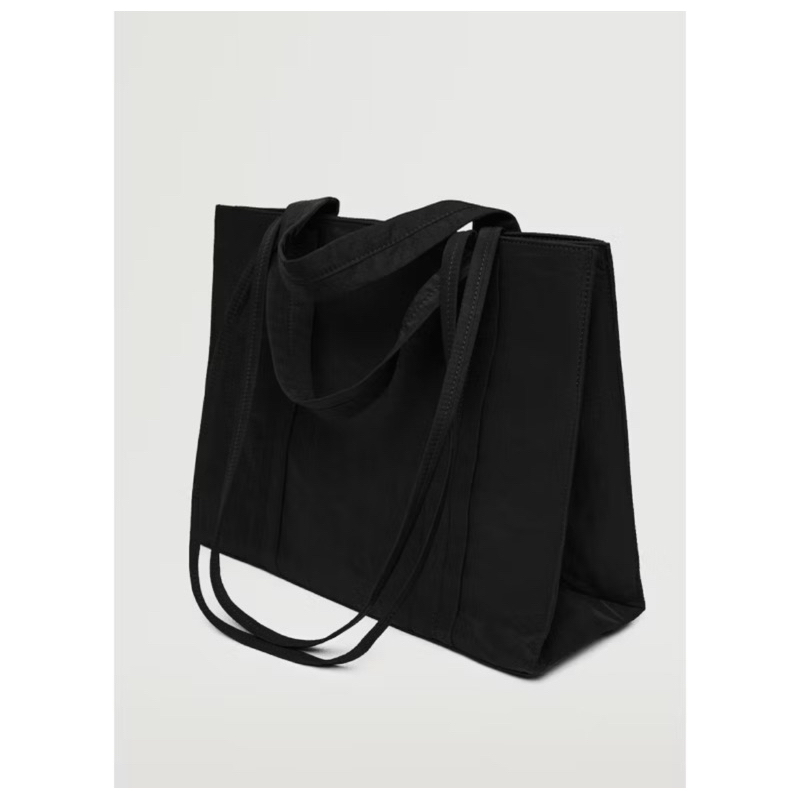 Mango shopper tote bag nylon preloved
