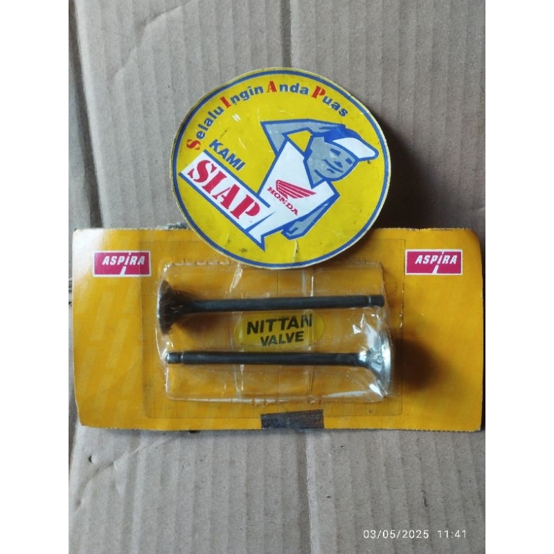 klep valve set honda cb100 cb125 cb 100 cb 125 cl100 cl125 cl 100 cl 125 original ori aspira lama