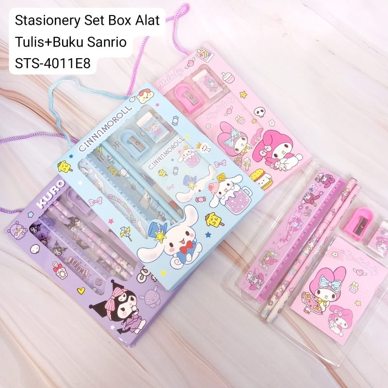 

ALAT TULIS anak set stationary pensil anak sekolah karakter sanrio labubu