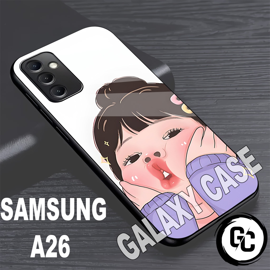Softcase glossy SAMSUNG A26/GC20/Motif LUCU/case SAMSUNG A26/Casing/kesing/Glossy