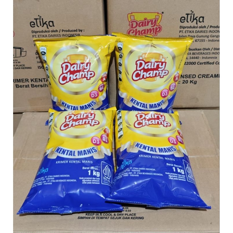 

Susu Kental Manis Dairy Champ Bantal 1 kg