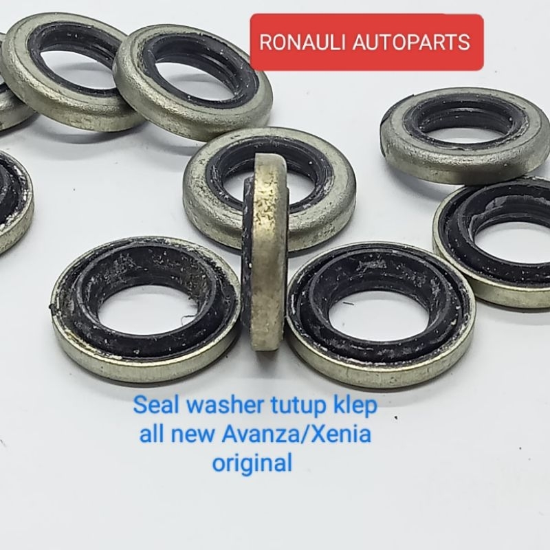 SEAL WASHER TUTUP KLEP MOBIL CALYA/SIGRA ORIGINAL (90210-T0002) HARGA 1 PCS
