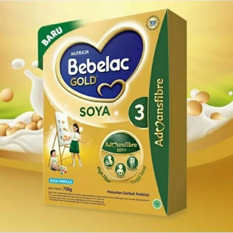 

bebelac soya 3 rasa vanilla 700gram