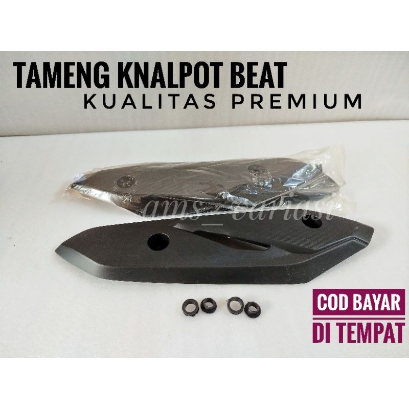 Terlaris PRODUK ORIGINAL Tameng knalpot BEAT FI ESP 2015 2016 2017 2018 2019 COVER TUTUP KNALPOT ALL