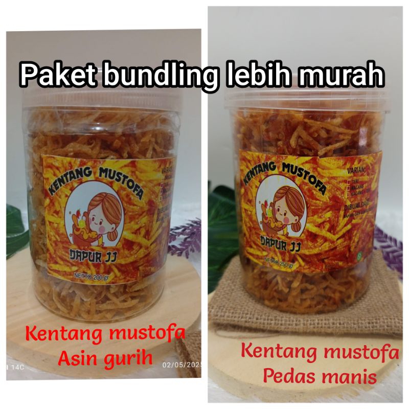 

Kentang Mustofa Pedas Manis Kentang Mustofa Asin Gurih Paket Bundling Lebih Murah