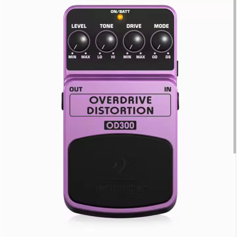 EFEK GITAR BEHRINGER OD300 OVERDRIVE DISTORTION BEHRINGER OD300 EFECT GITAR