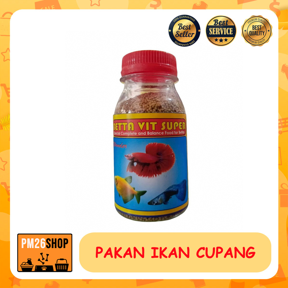 Makanan Ikan Cupang Betta Gupi