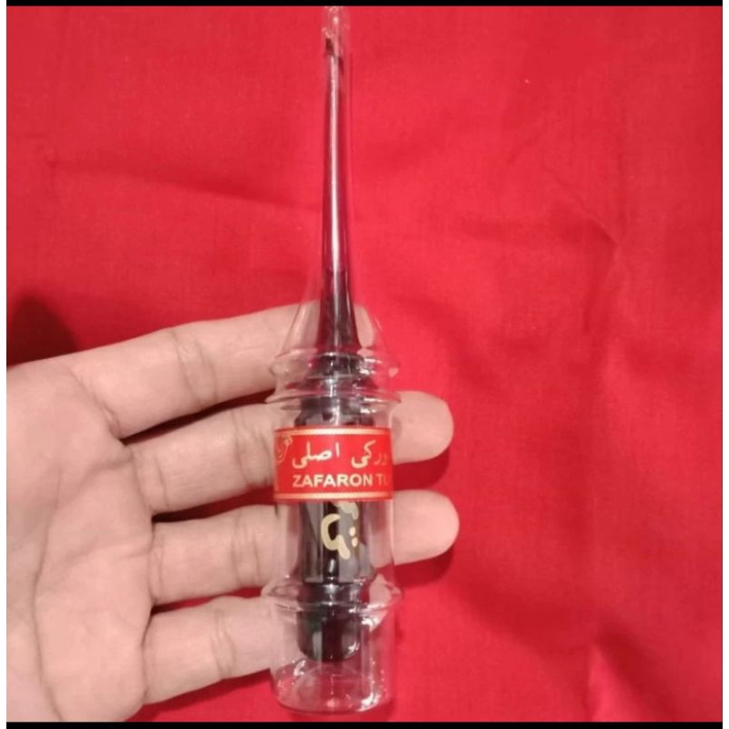 Minyak Zafaron Merah Asli Turky Tabung Kaca