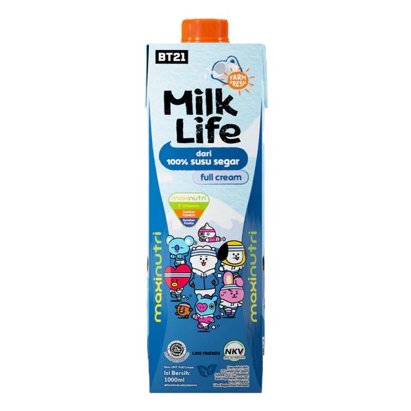 

Milk Life Susu UHT 1 Liter Full Cream