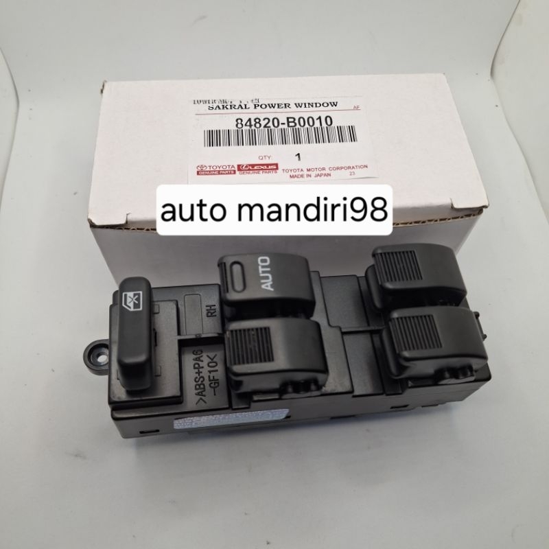 SWITCH POWER WINDOW ASSY TOYOTA AVANZA XENIA 84820-B0010