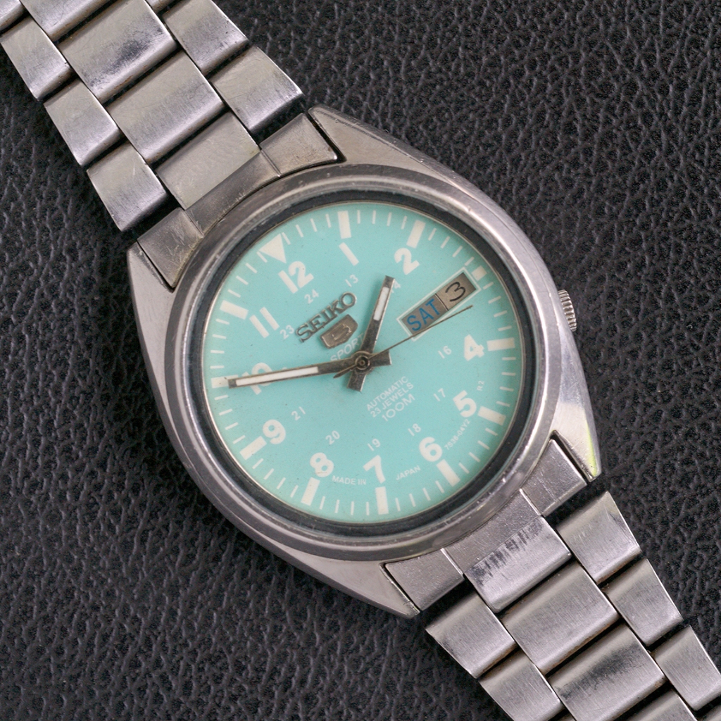 seiko seikomod 7009 military army field watch second preloved bekas