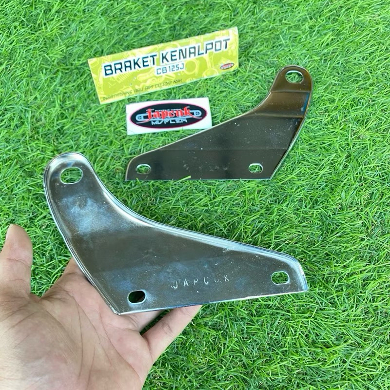 BRACKET KNALPOT CB CORBI 125J ORIGINAL JAPCUK MUFLER