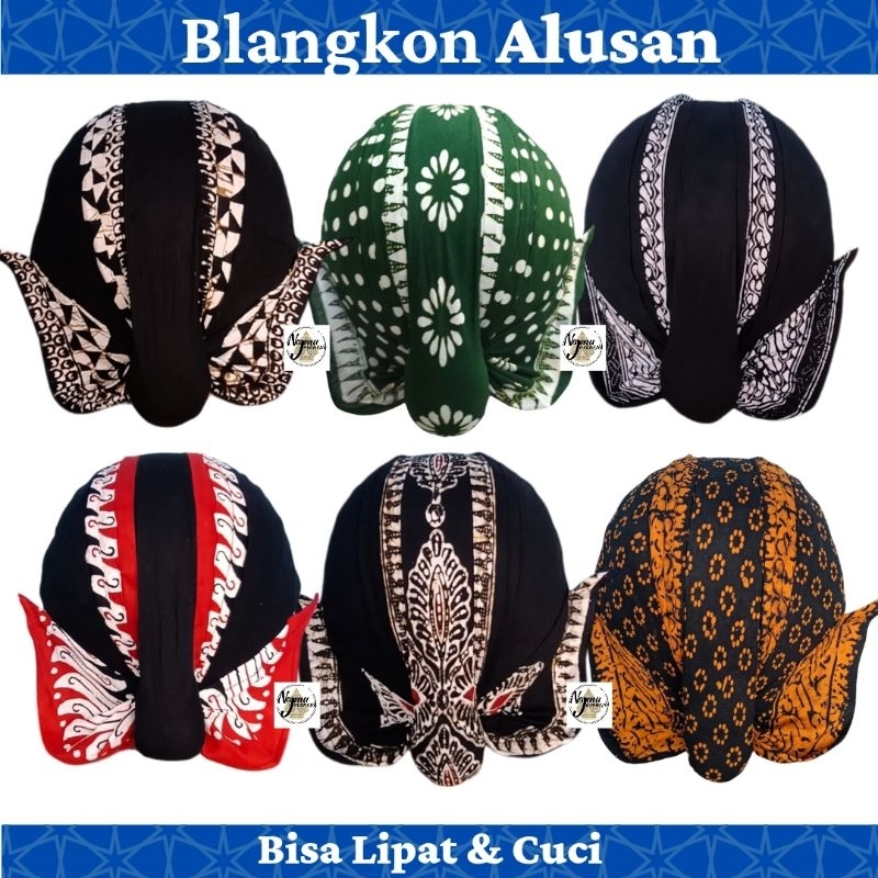 blangkon lipat jawa alusan bisa dicuci anak dewasa