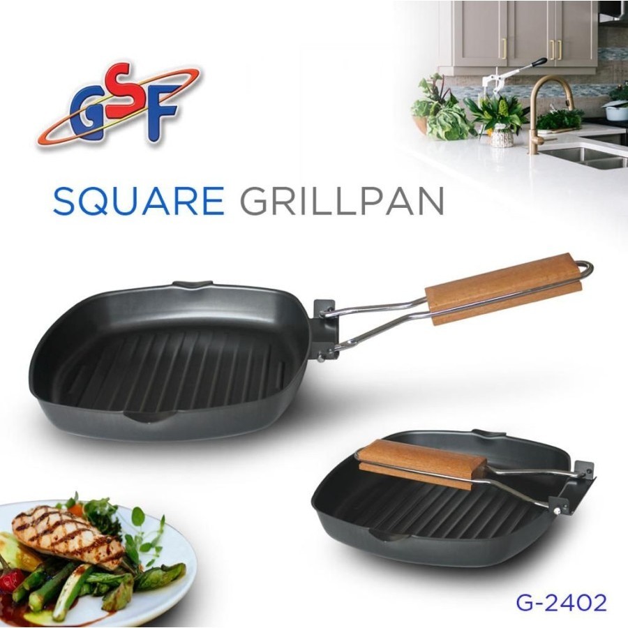 GSF SQUARE GRILL PAN / PANGGANGAN/ SQUARE GRILL PAN 2602