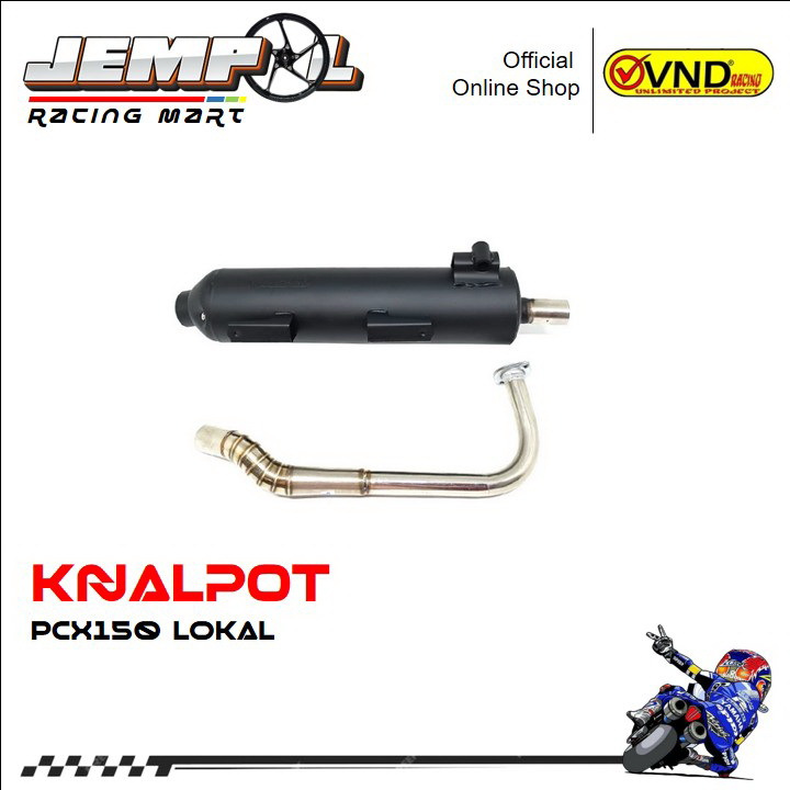 VND Knalpot Standar Racing PCX 150 Lokal